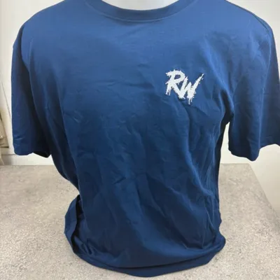 T-shirt ReloopWear RW bleu streetwear oversize logo brodé dos m